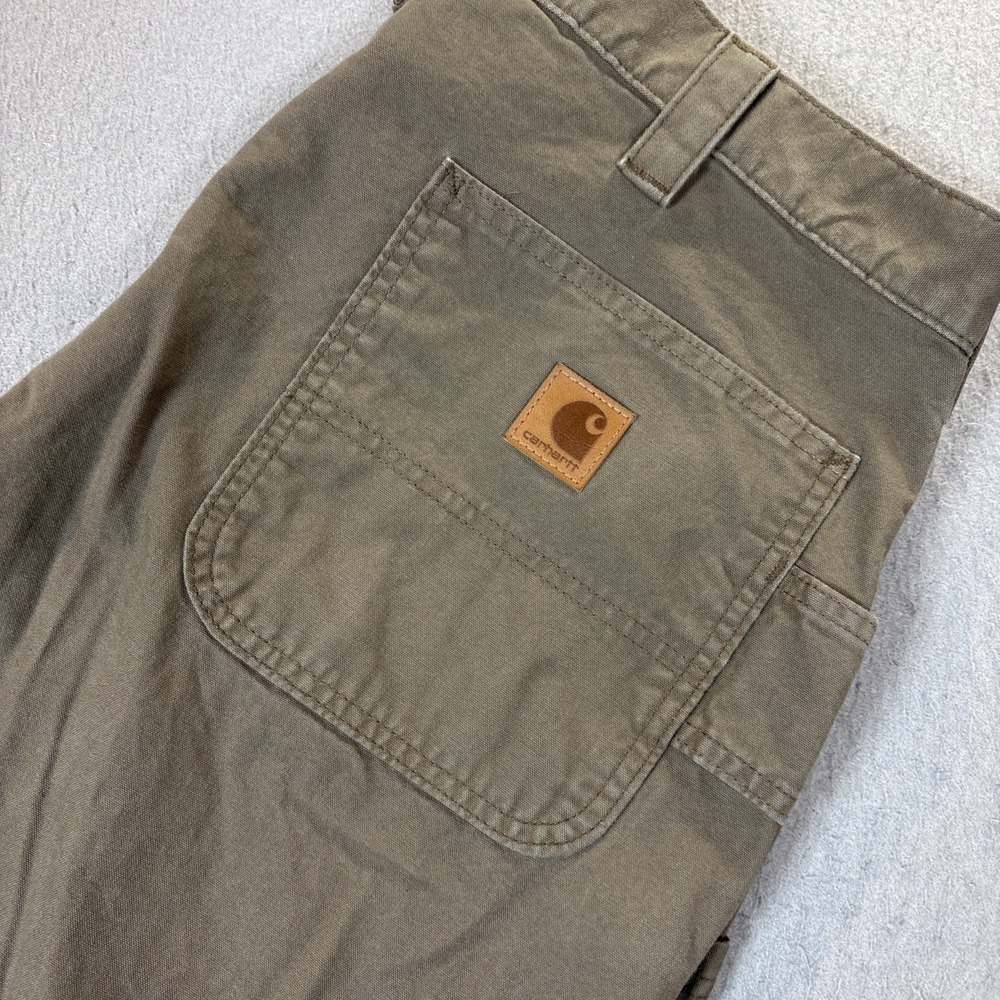 Carhartt Men's Brown Loose Original Fit Jeans Carpenter Pant Size 40x30‎ B151